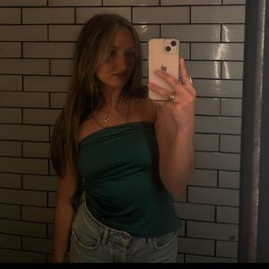 Green tube top